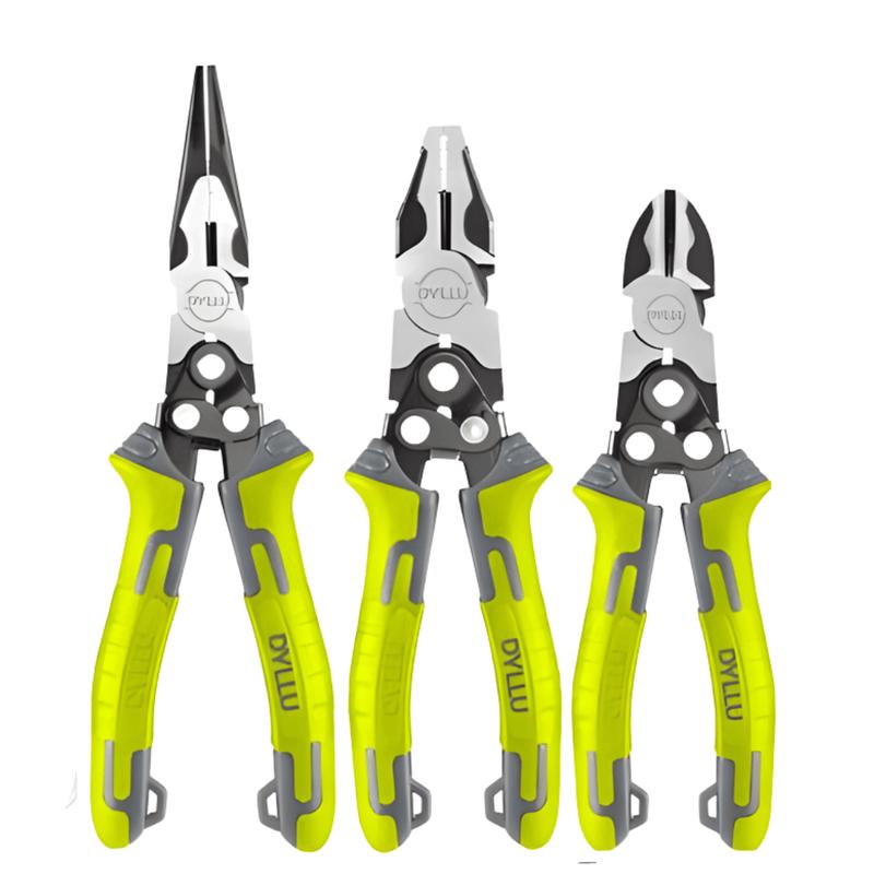 Dyllu 3 Pieces Compound Action Pliers Set - DTPS0403