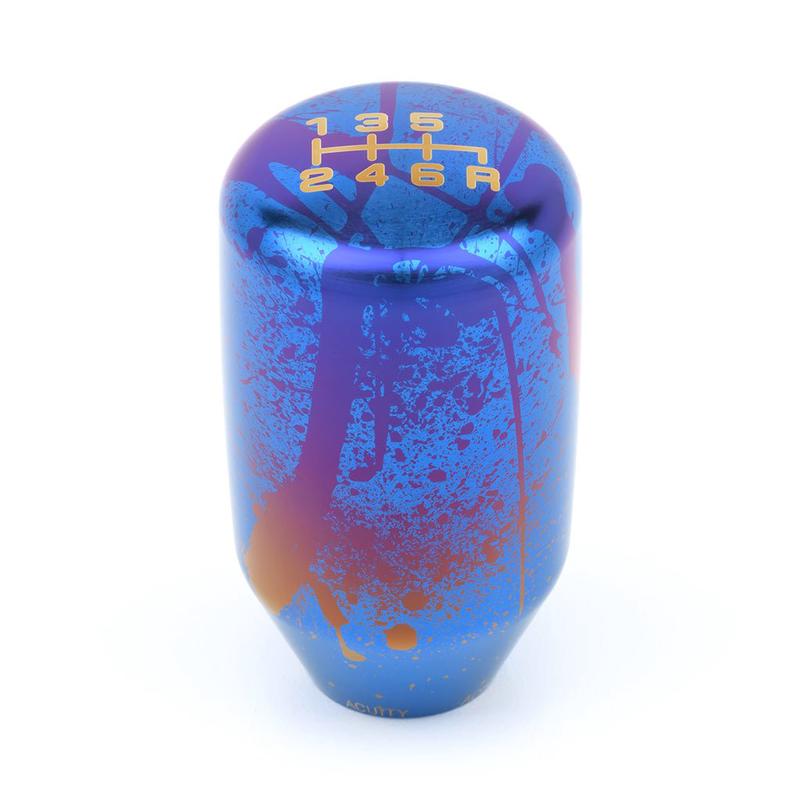 Acuity Instruments ESCO-Ti Shift Knob in Splatter Titanium Finish (M10X1.5) 1959-SPL