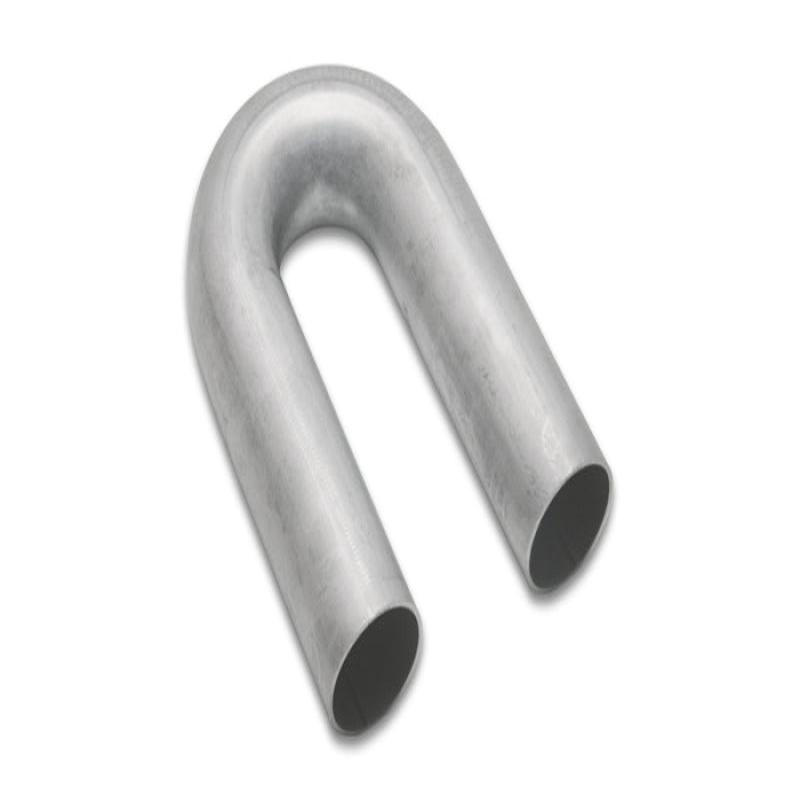 Vibrant 321 Stainless Steel 180 Degree Mandrel Bend 2.50in OD x 3.75in CLR 18 Gauge Wall Thickness (VIB13828)