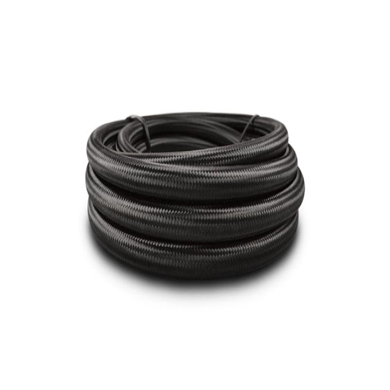 Vibrant -16 AN Black Nylon Braided Flex Hose .89in ID (50 foot roll) (VIB12003)