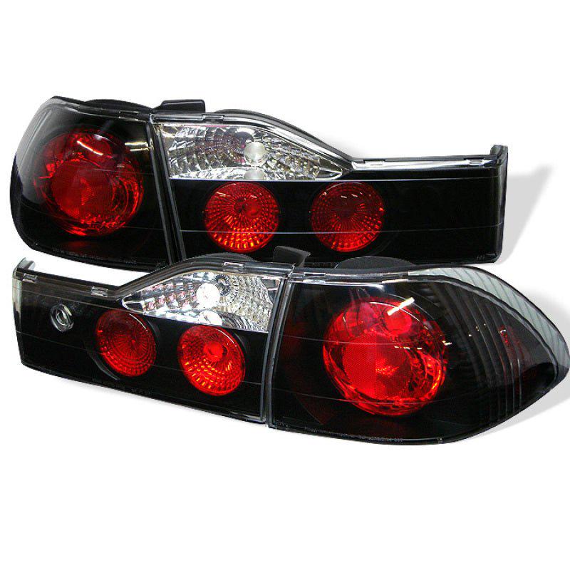 Spyder Honda Accord 01-02 4Dr Euro Style Tail Lights Black ALT-YD-HA01-4D-BK (SPY5003959)