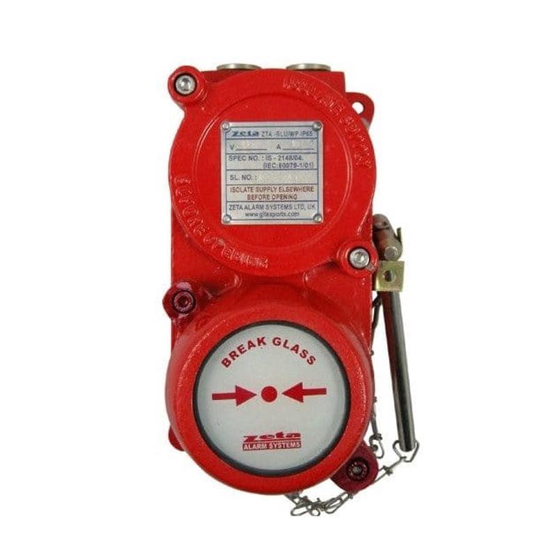 Zeta Explosion Proof Manual Break Glass Unit - ZTBG-EXD