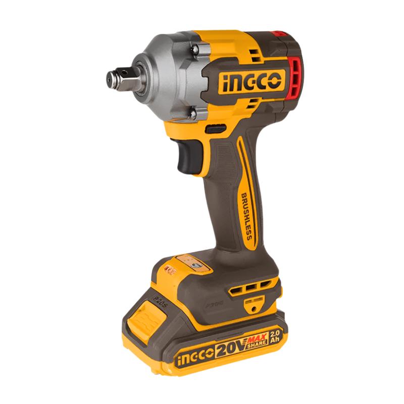 Ingco Lithium-Ion Cordless Impact Wrench - CIWLI20401