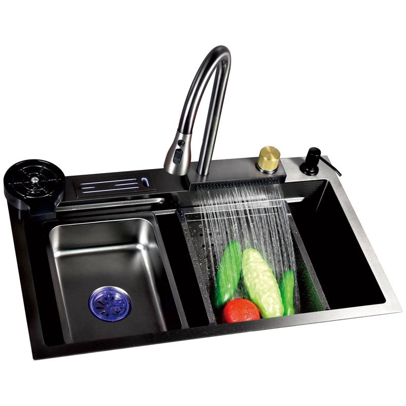 Drop In Double Bowl Kitchen Multi-Sink 75 x 46mm - RS-9992-GM