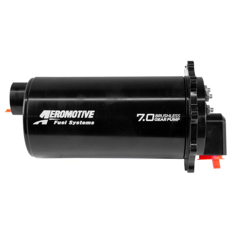 Aeromotive Brushless Spur Gear Fuel Pump w/TVS Controller - Universal - In-Tank - 90 Deg - 7gp (AER19323)