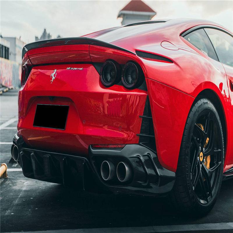 Carbonado 2017-2026 Ferrari 812 Superfast MSY Style DRY Carbon Fiber Trunk Spoiler
