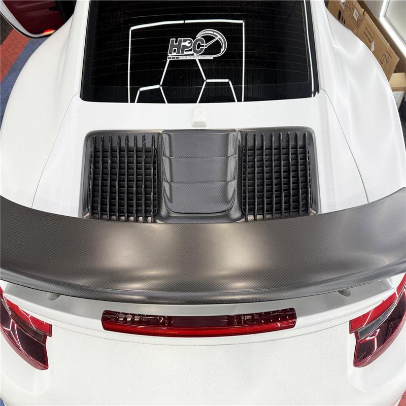 Carbonado 2016-2019 Porsche 911 991.2 Turbo Turbo S Carbon Fiber Engine Hood Vent
