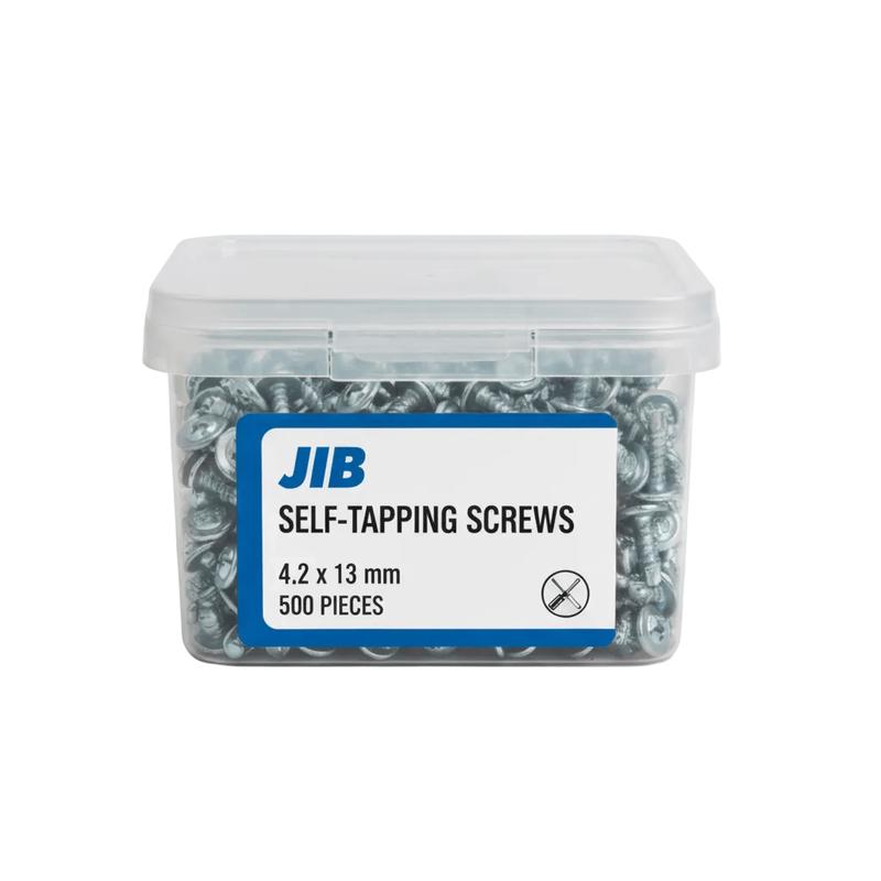 JIB Self-Tapping Screws  4.2  13 mm (500 Pieces)