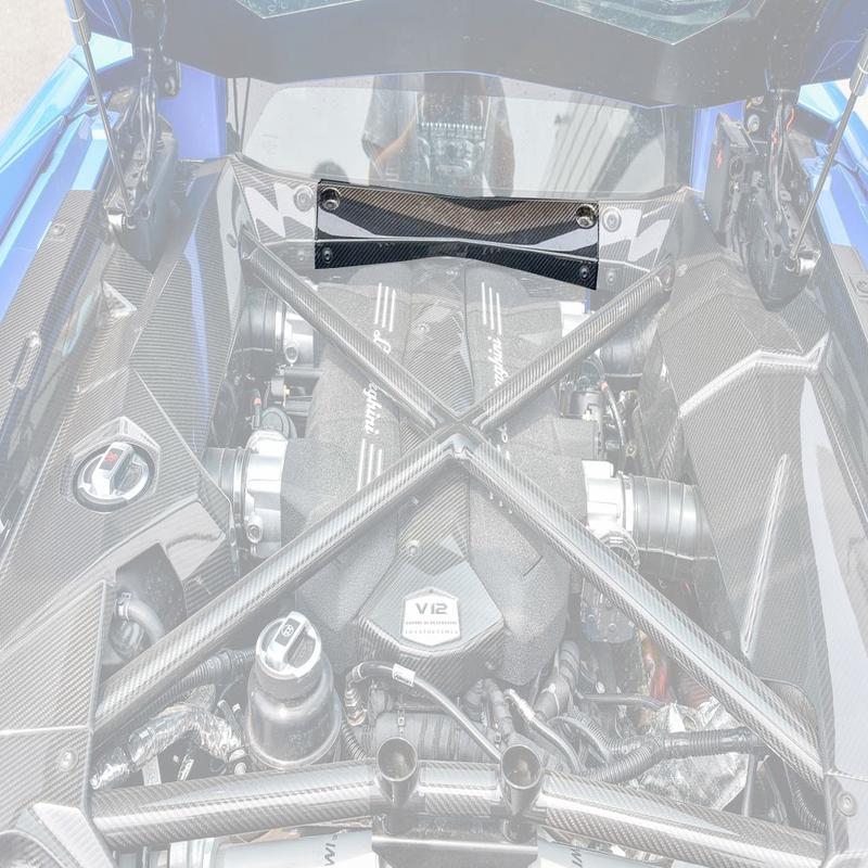 DarwinPRO 2011-2016 Lamborghini Aventador LP700 Coupe Carbon Fiber Engine bay trim cover Front Repalcement