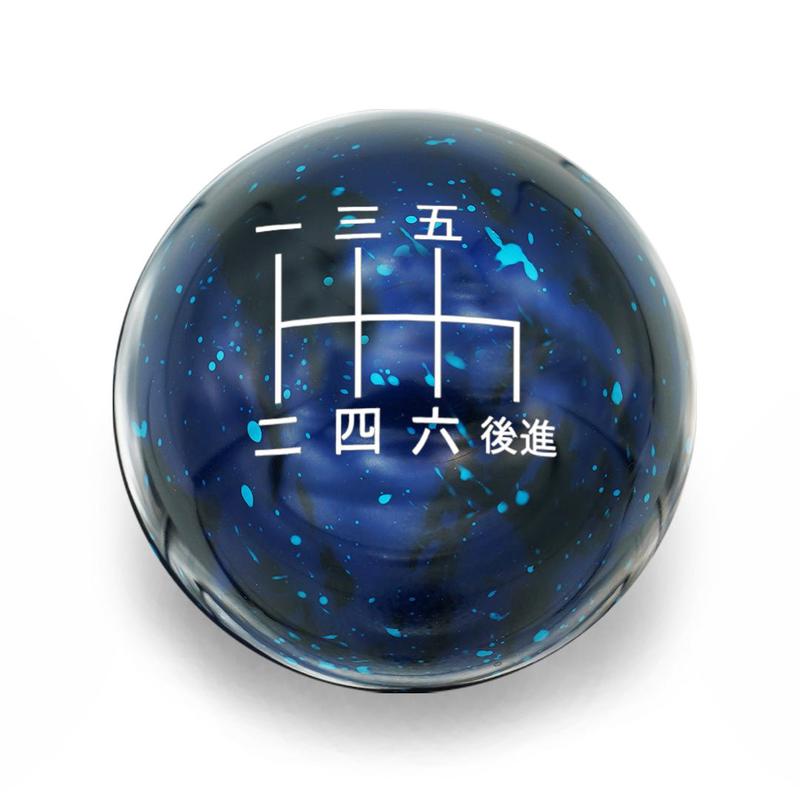Billetworkz Cosmic Space Shift Knob - 6 Speed Japanese Engraving - Subaru STI