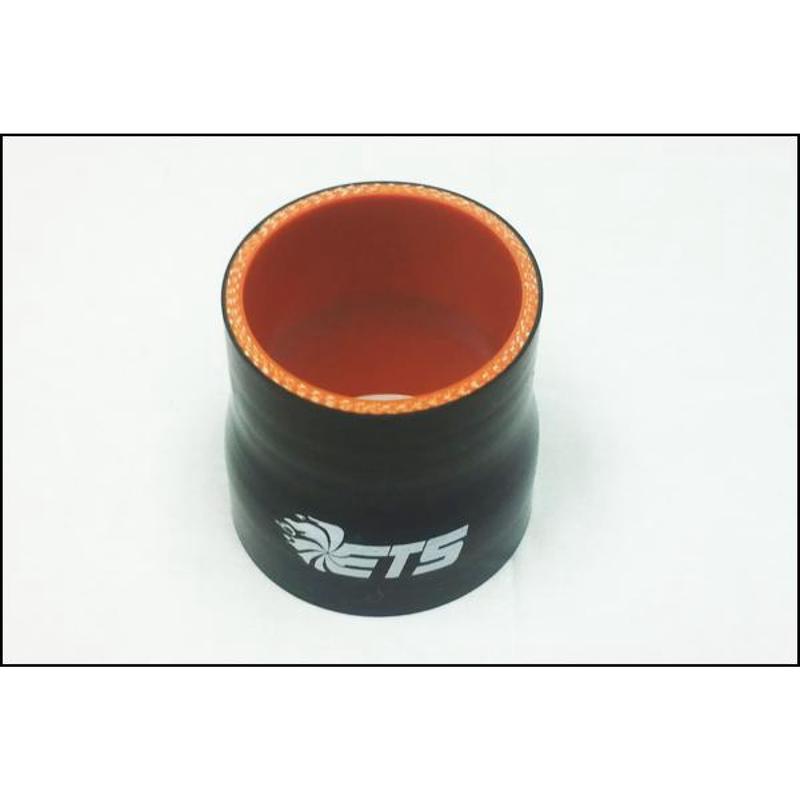 ETS 3\" - 3.25\" Straight Reducer Black Silicone Coupler