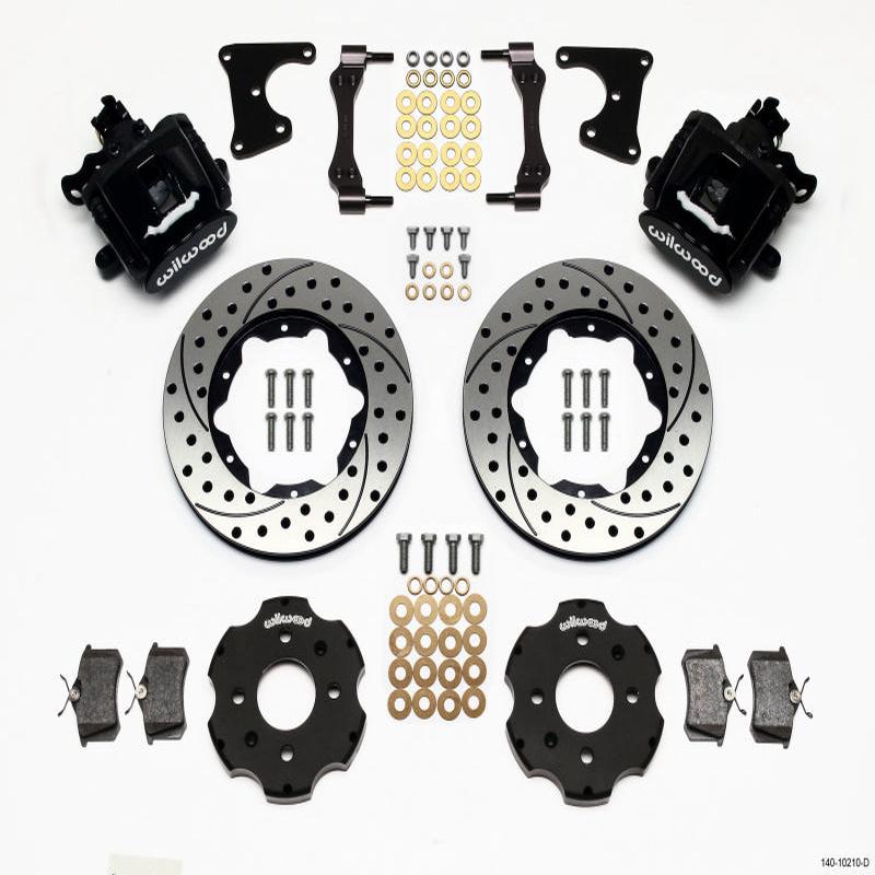 Wilwood Combination Parking Brake Rear Kit 11.00in Drilled Civic / Integra Drum 2.71 Hub Offset (WIL140-10210-D)