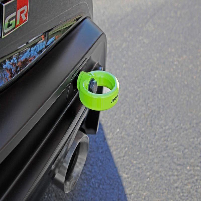PERRIN 20-25 Toyota Supra Tow Hook Kit (Rear) - Neon Yellow (PERPTP-BDY-250NY)