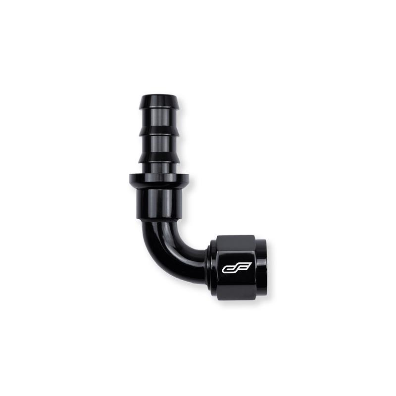 ColorFittings -10 AN 90 Degree Female Push-Loc Fitting