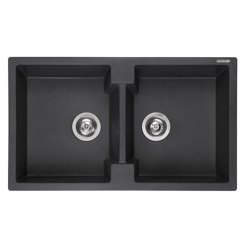 Reginox Amsterdam 20 Kitchen Sink - Black Silvery