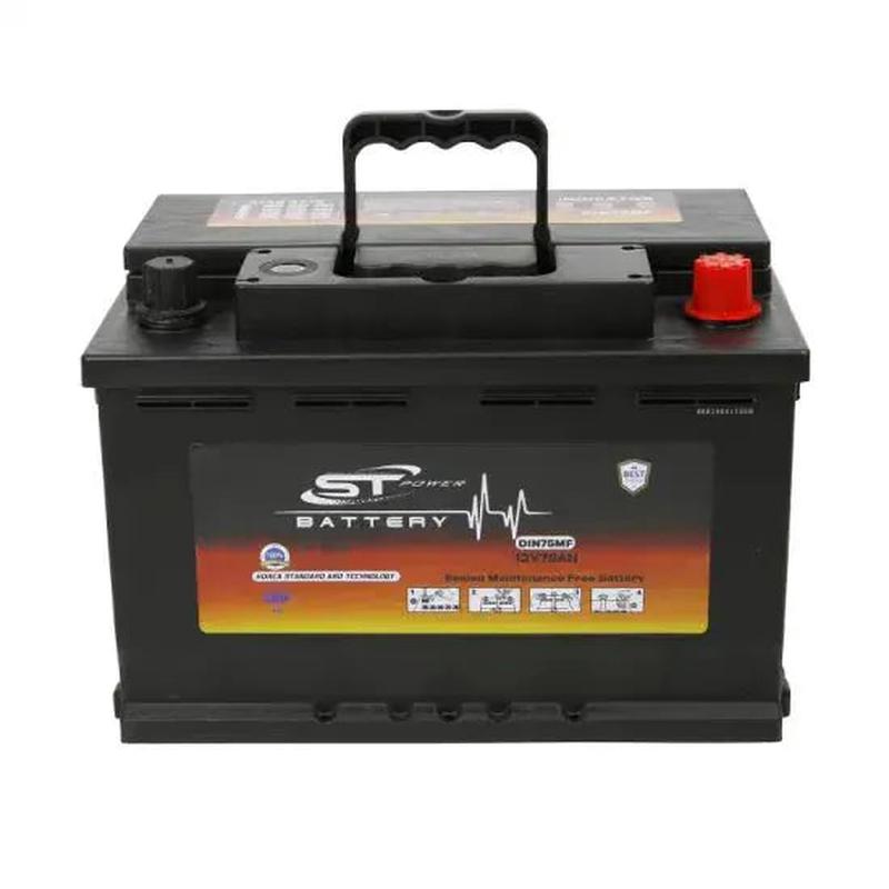 S&T 15 Plate Power Car Battery 12V 75AH DIN - DIN75MF